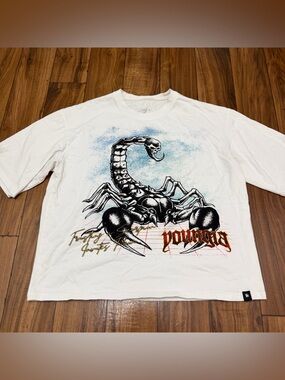 YoungLA Scorpion Boxy Tee Graphic Pump Cover Short Sleeve T-Shirt Mens 2XL